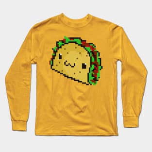 Pixel Taco Long Sleeve T-Shirt